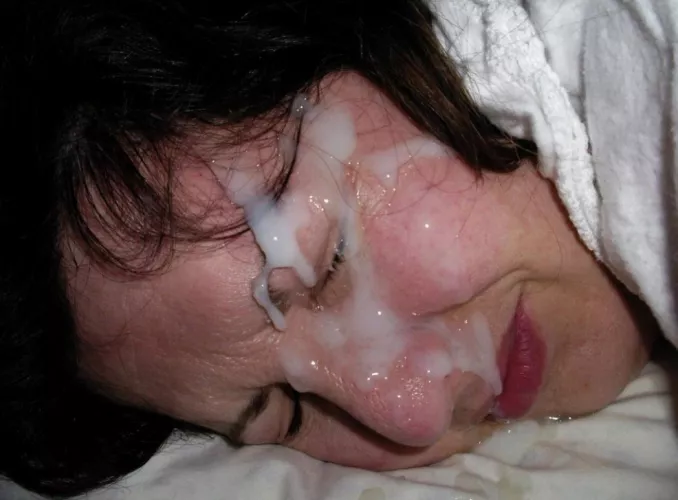 This milf seems not a cum lover...