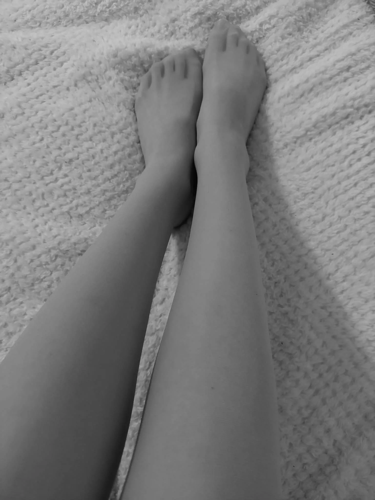 This nylon stocking is soooo smooooth - do you want to feel it in your mouth?