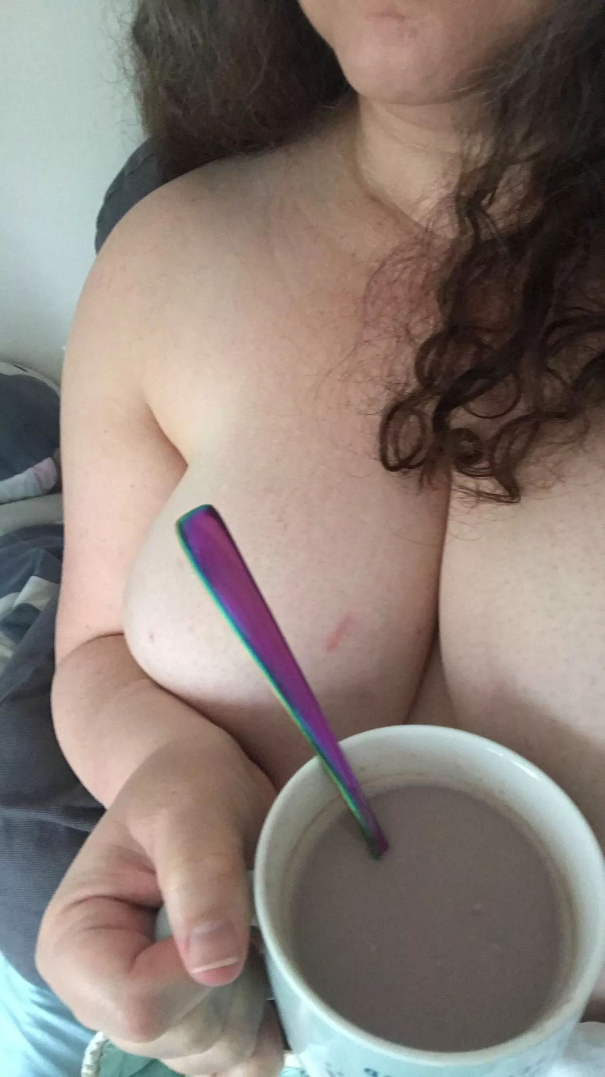 This snowy driveway isn’t gonna shovel itself. But (f)irst, coffee*. (*and by coffee I mean hot cocoa.)