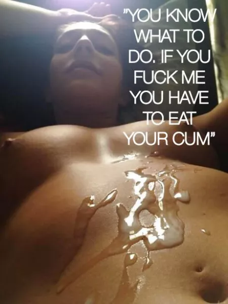 This was phase 1 of her plan, soon it was going to be someone else’s cum