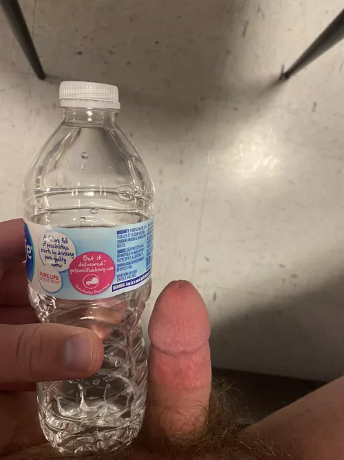This water bottle shows how small I am(20)
