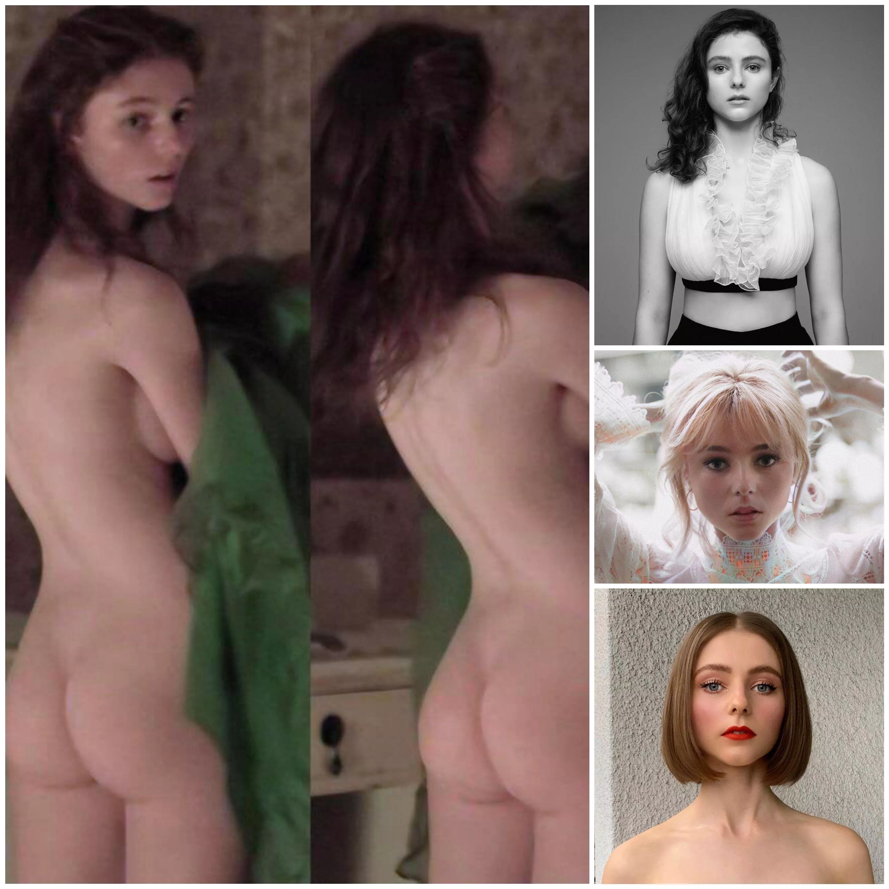 Thomasin Mckenzies curvy body and pretty face have me throbbing out of control and I need to be milked for her