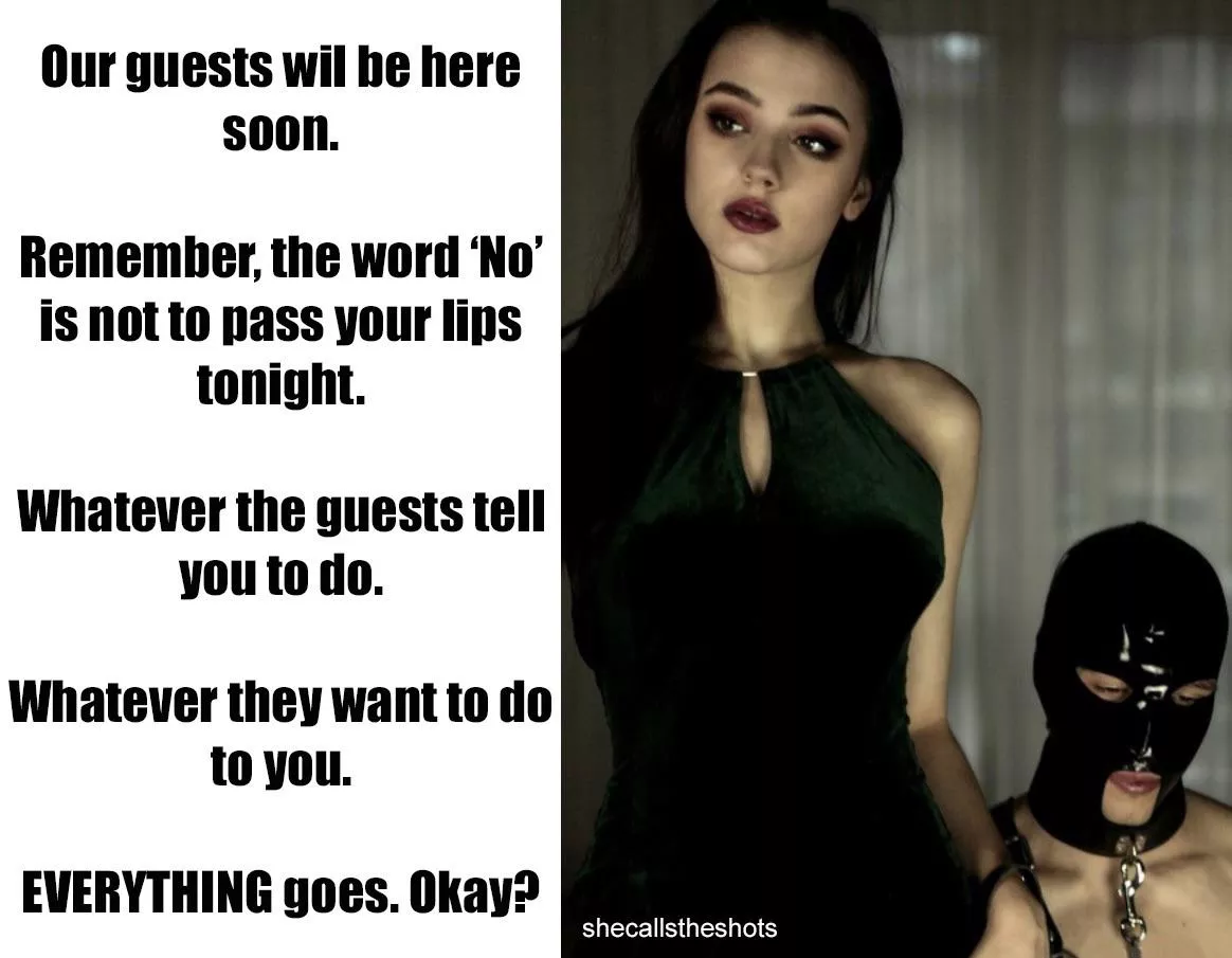 Though she hasn’t said who the guests are… 😶 Though she hasn’t said who the guests are… 😶