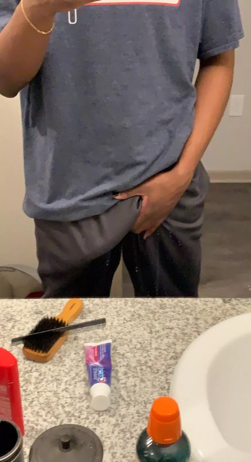 though the sweats :)