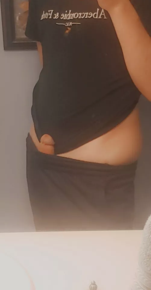 Thought this belonged here, hopefully my dick makes up for my small titties