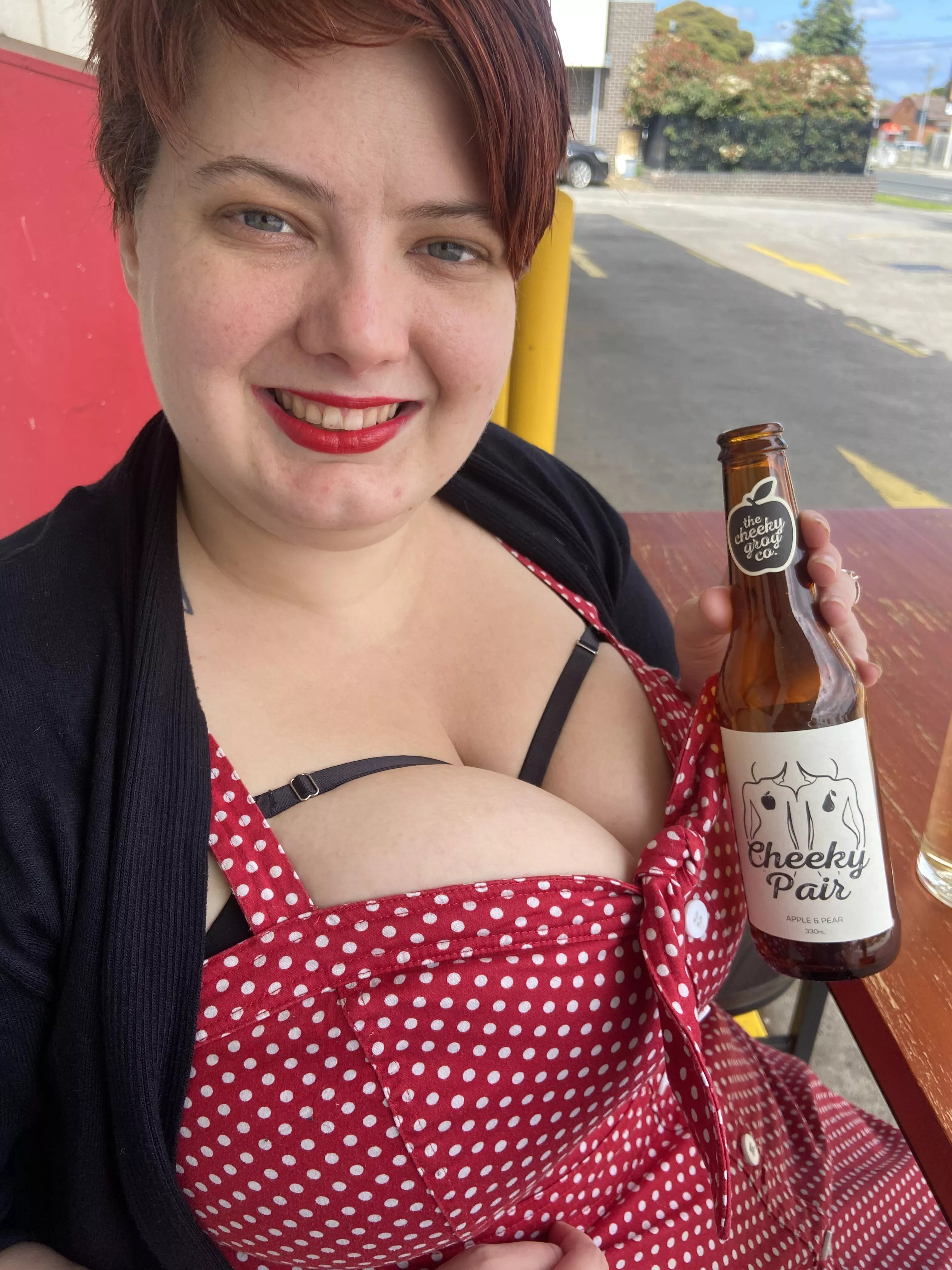 Thought y’all would like my first drink out in ages 😂