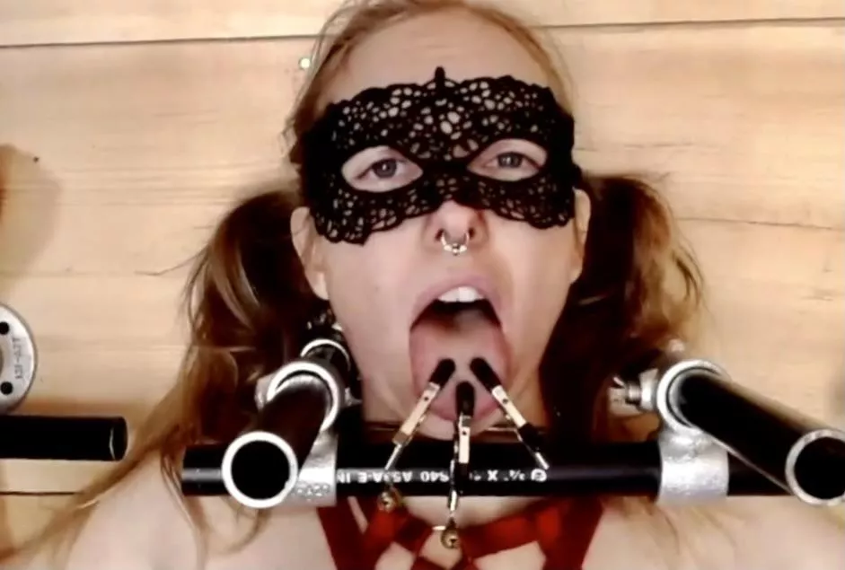 Three clamps on my tongue and I was still attempting to speak! 😂 Brat’s gotta brat I guess