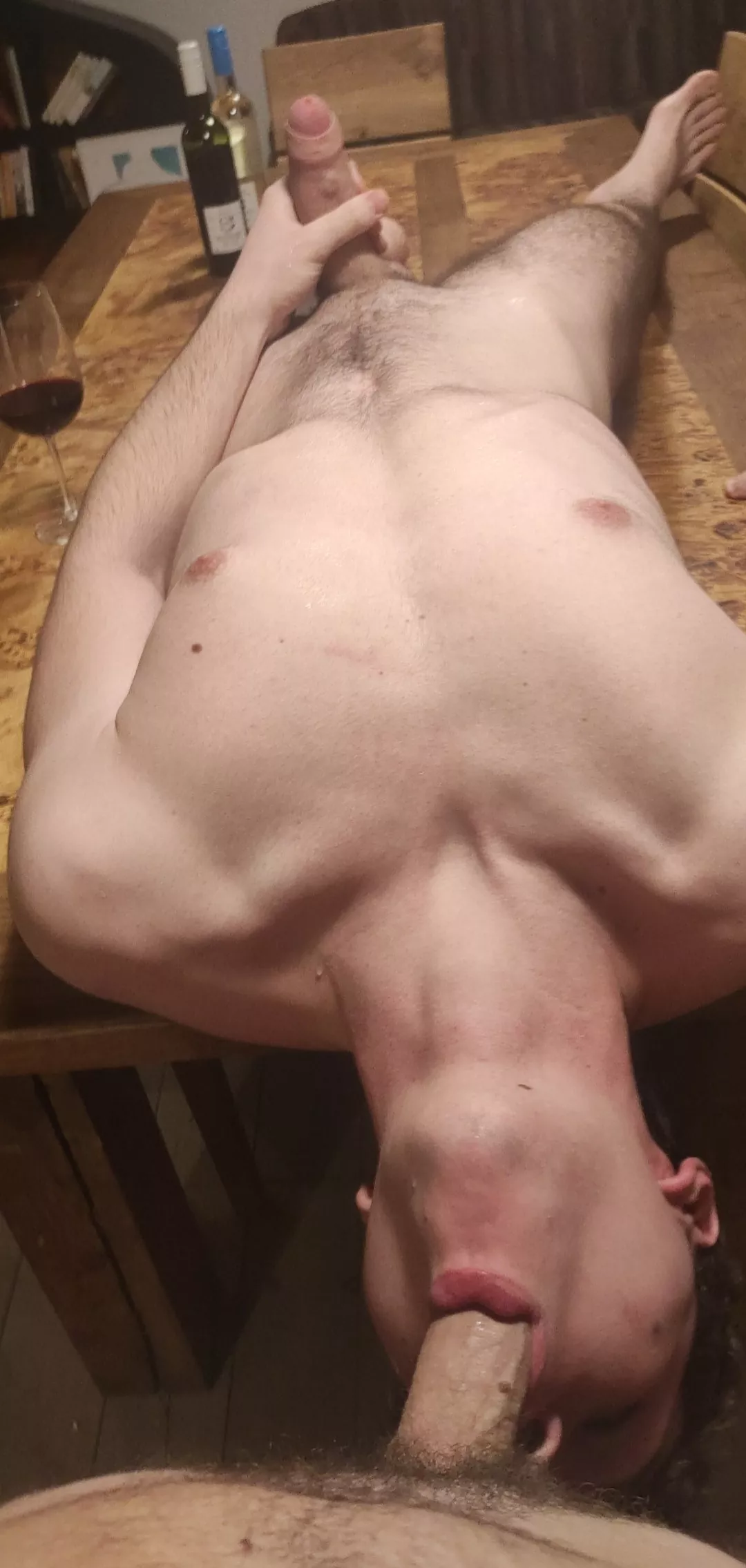 Throatfucking and wine👌