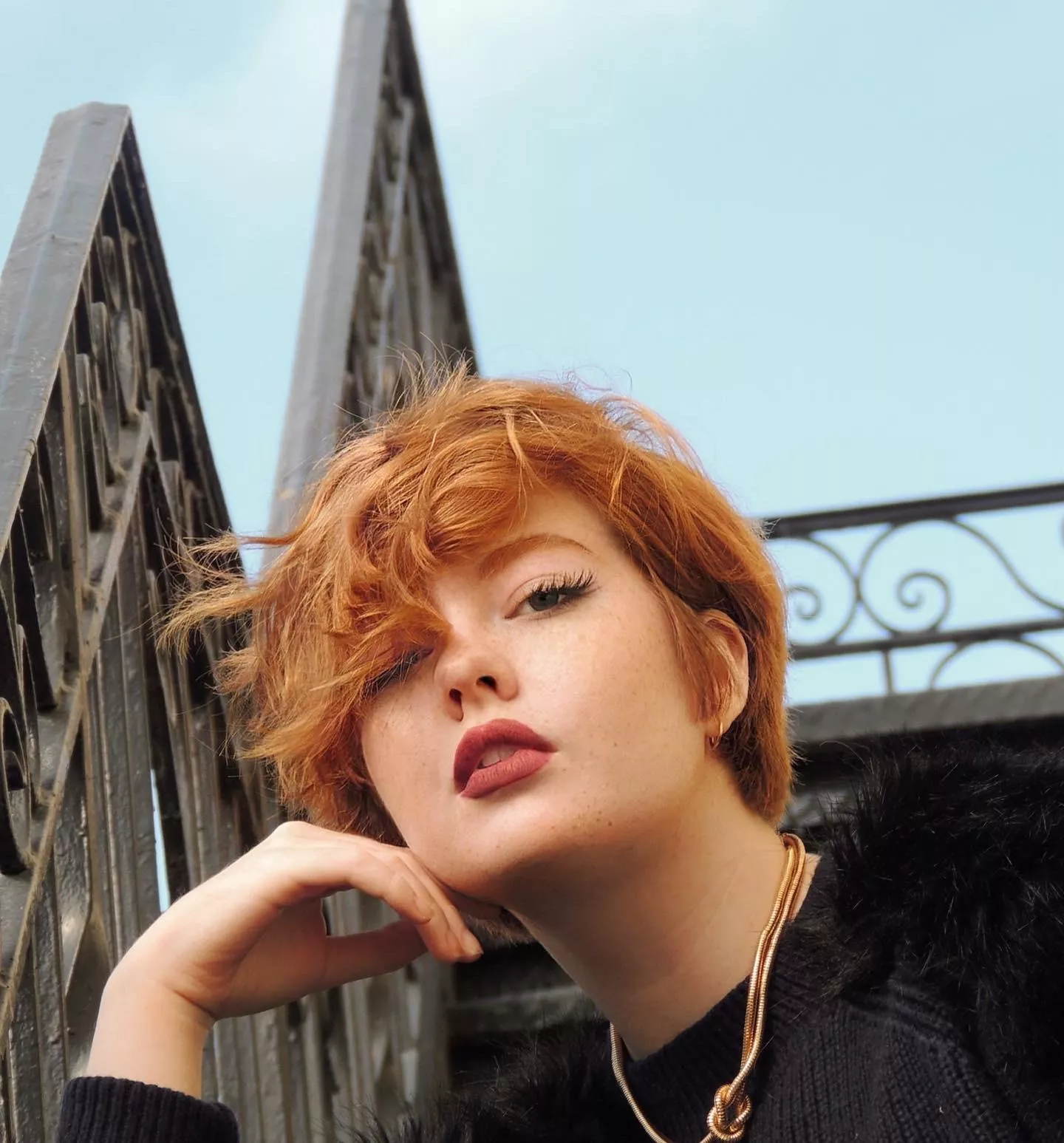 Throw back to when I was a shorthaired shawty 🥰 Now I’m medium length lol