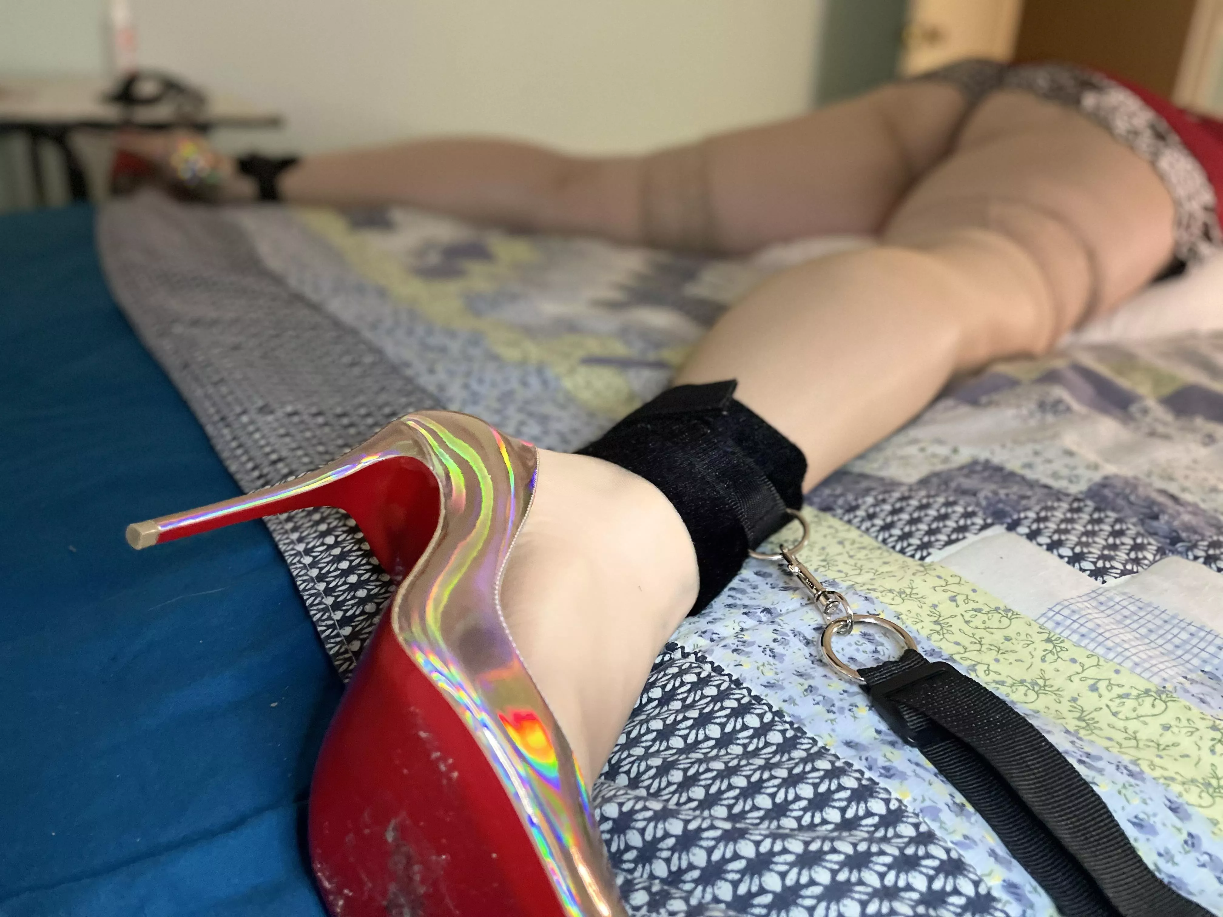 Tied down and ready for fun!