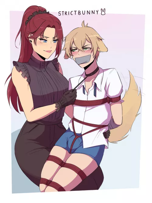 ❤️ Tied up on her lap ❤️