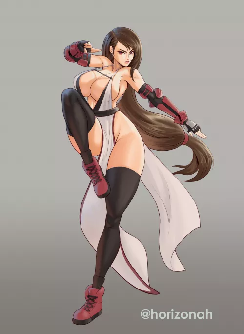 Tifa as Chun-li