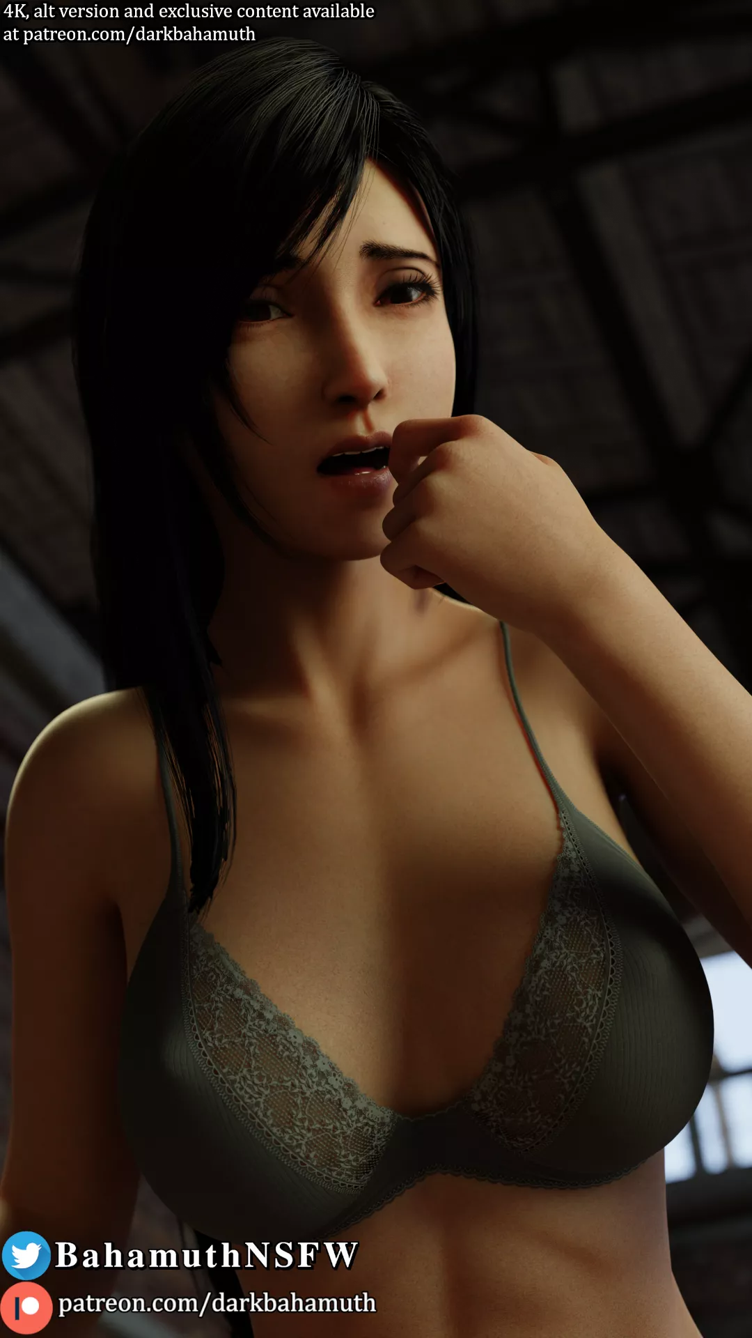 Tifa has second thoughts (BahamuthNSFW) Tifa has second thoughts (BahamuthNSFW)
