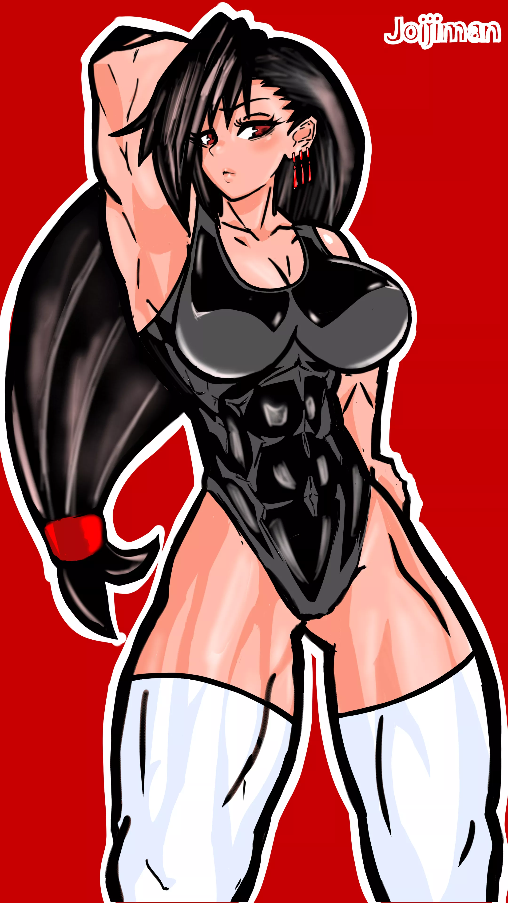 Tifa Lockhart chilling out by me