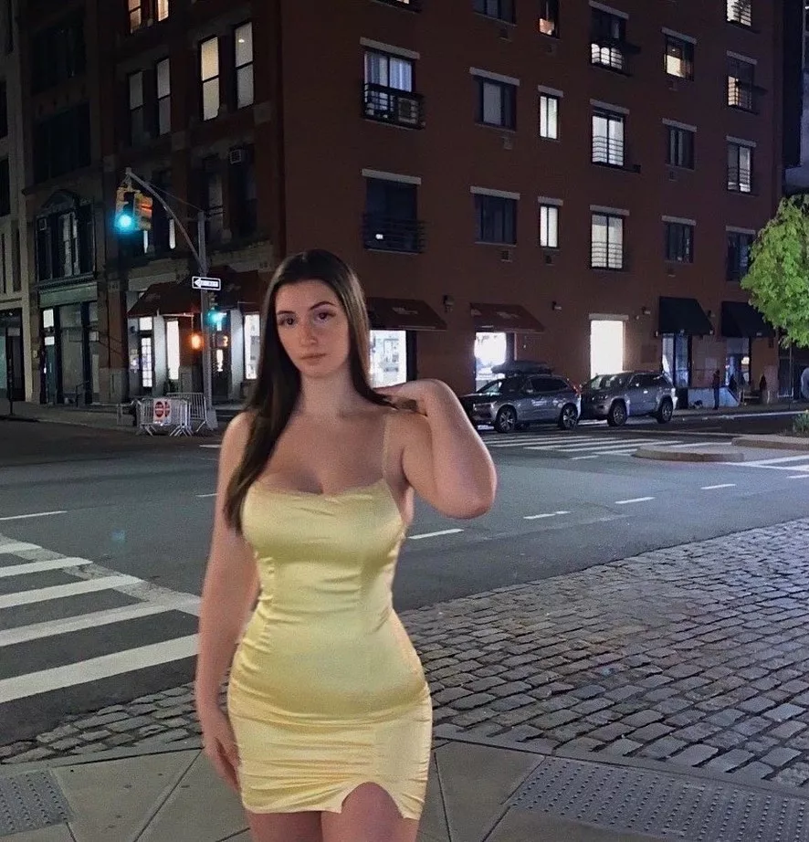 Tight Yellow Dress