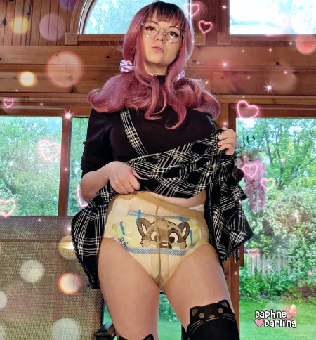 Tights and diapies go so good together. π