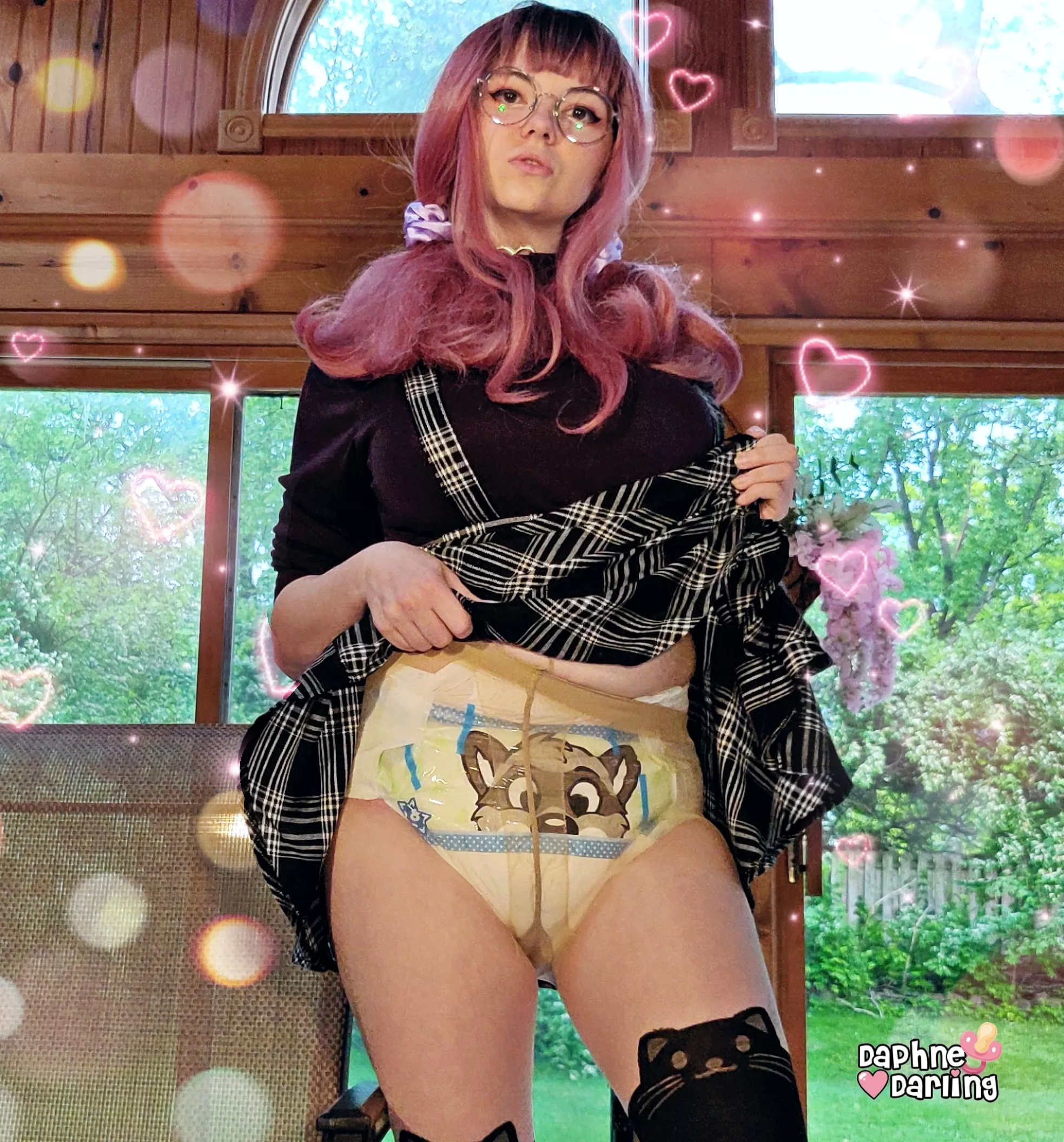 Tights and diapies go so good together. π Tights and diapies go so good together. π