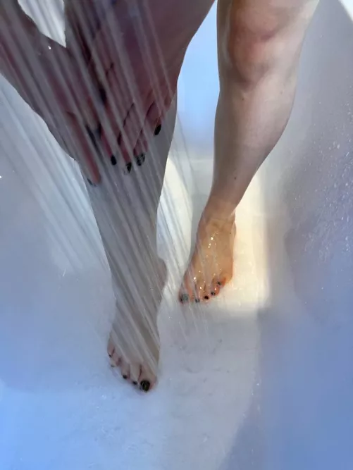 Time for a nice and warm shower.