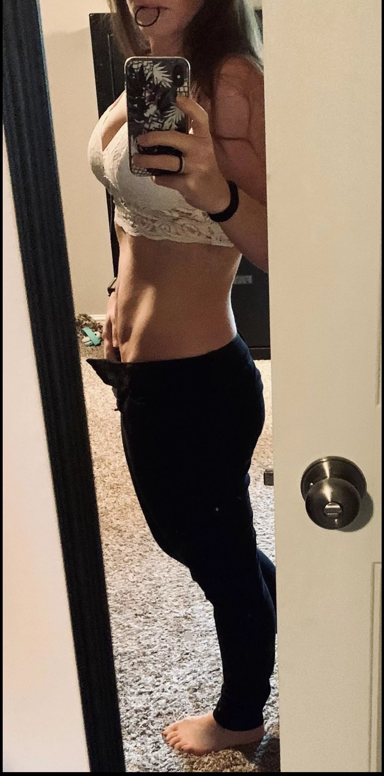 Time to get out of these work clothes, what should I put on?? Time to get out of these work clothes, what should I put on??