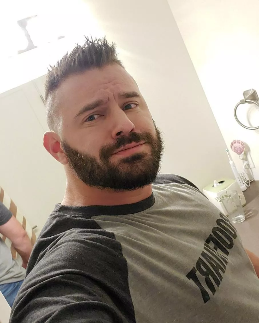 Tired, but having a good hair day