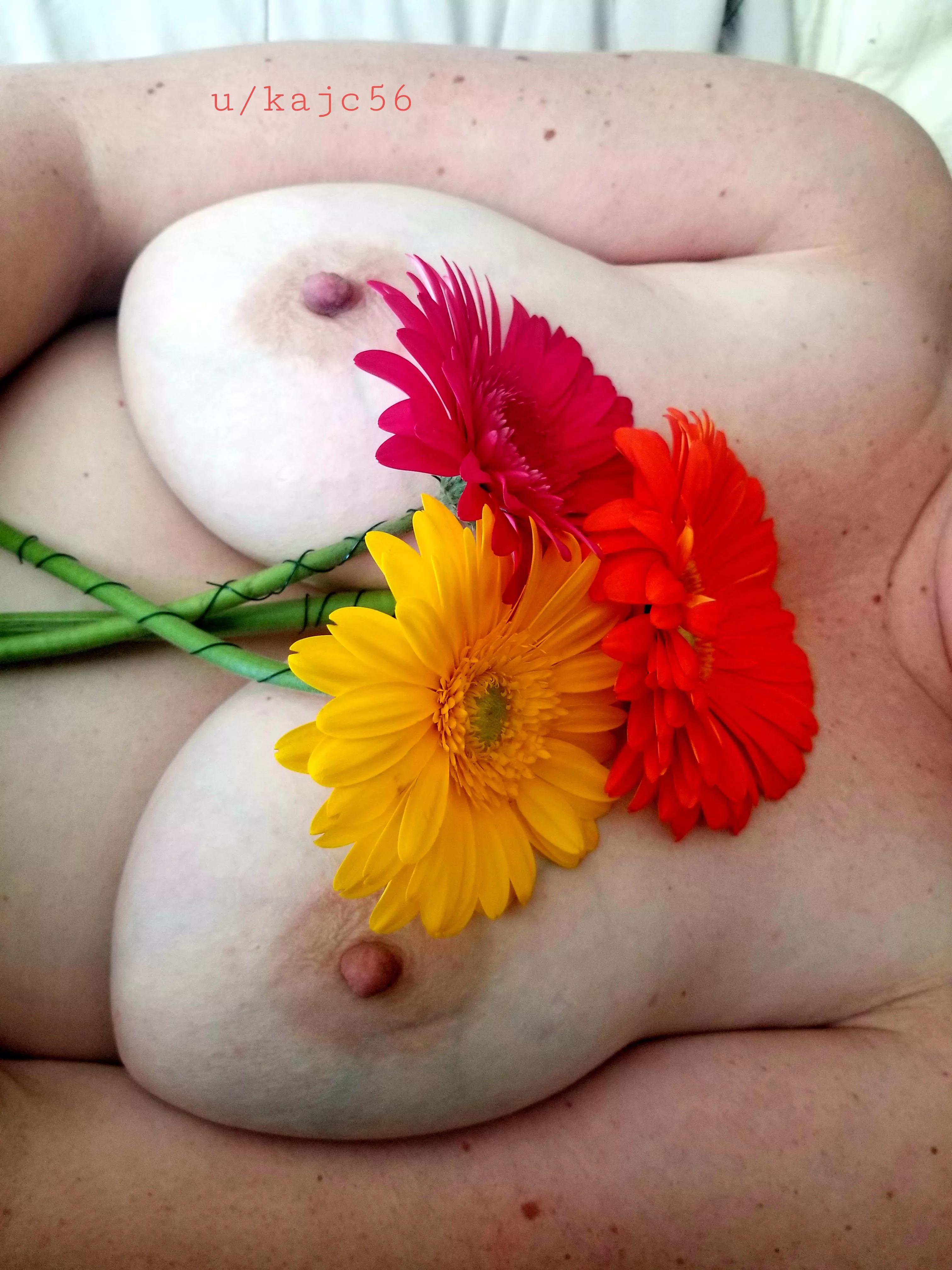 Titties and flowers.