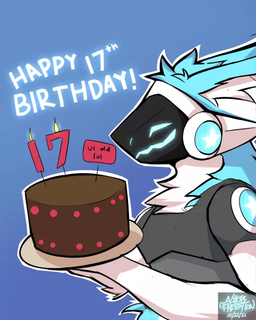 Today's my birthday! (art by me!)