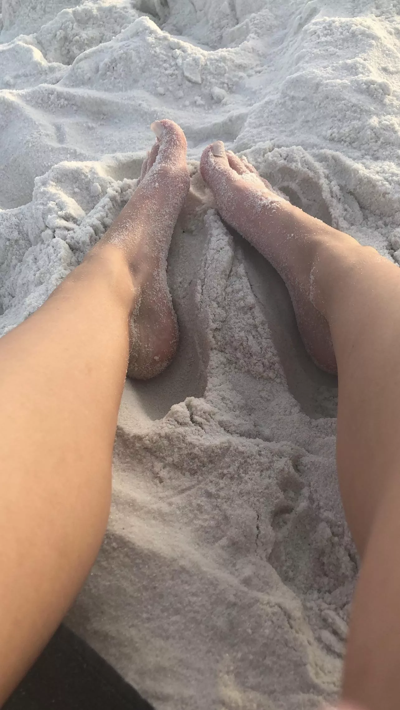 Toes in the sand