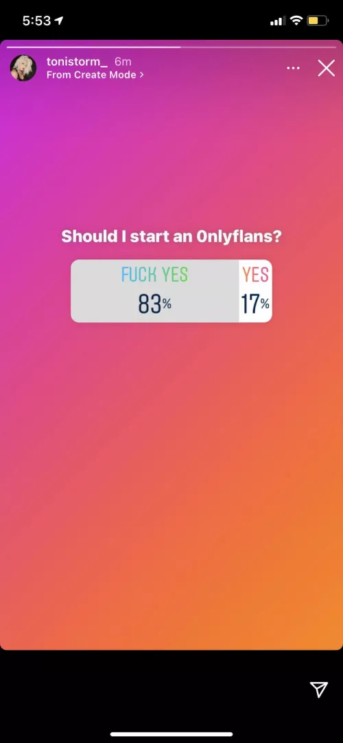 Toni Storm OF coming soon!!