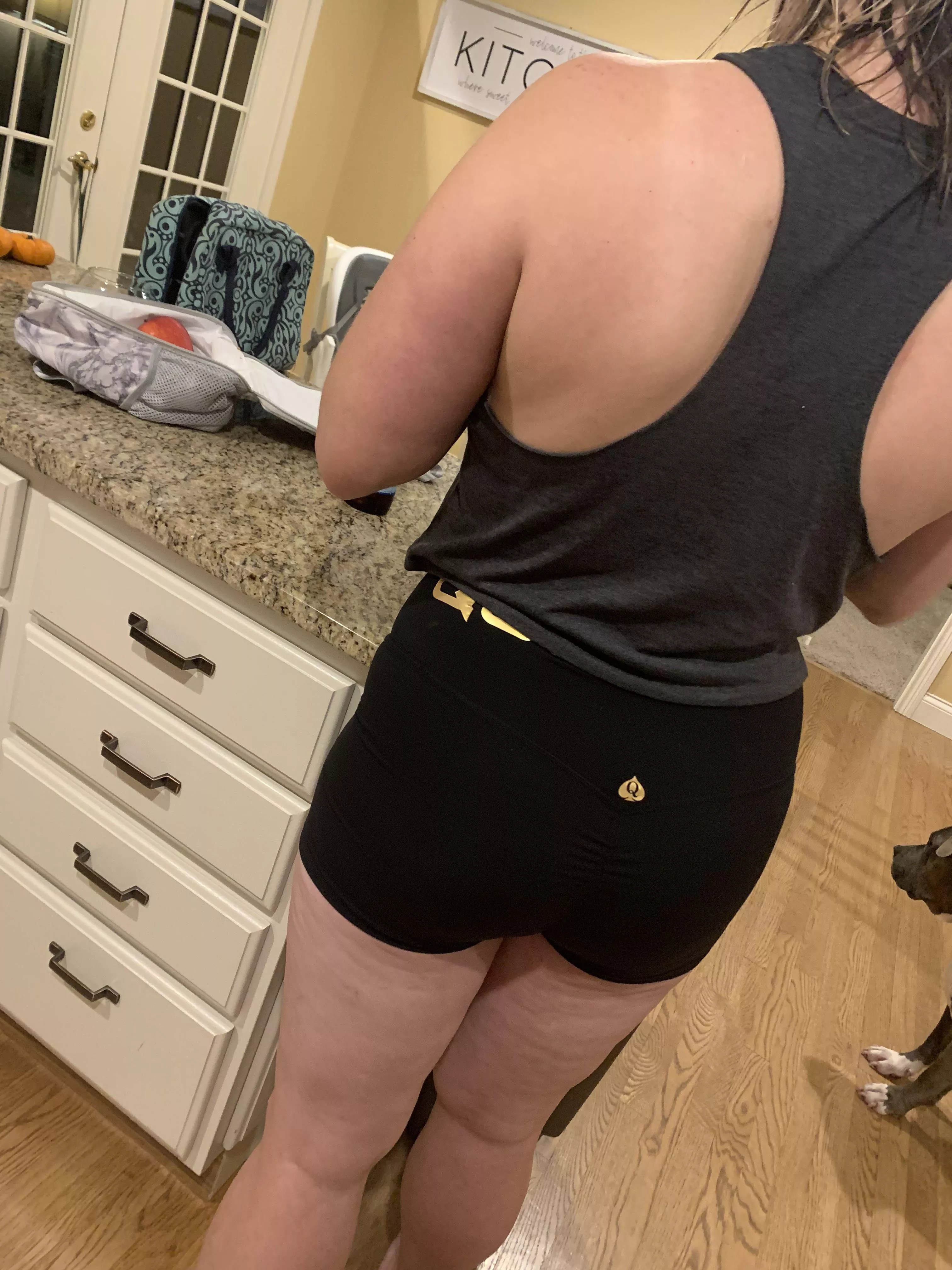 Tonight’s outfit… QOS booty short pair number 4? 5? Idk I’ve lost count Tonight’s outfit… QOS booty short pair number 4? 5? Idk I’ve lost count