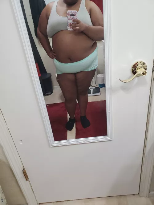 Took a recent picture... My body has changed a good bit, and I'm not sure it was a positive change... 😣