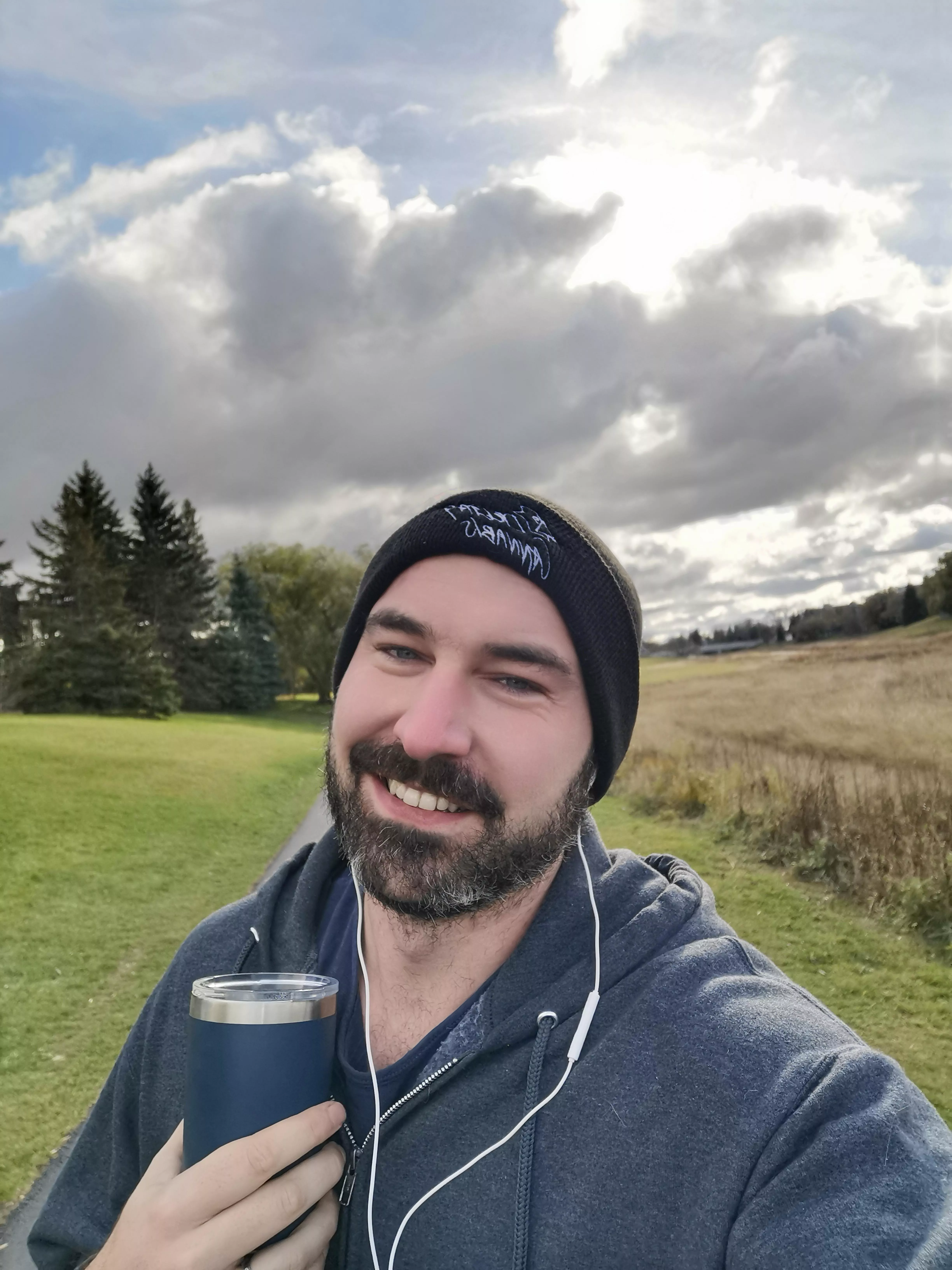 Took a walk this morning to stave away the depression. Decent weather, good coffee, and now to craft and gather in New World! Stay positives bros!