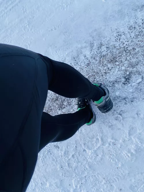 Took my new cold weather leggings for an outing yesterday. 💙