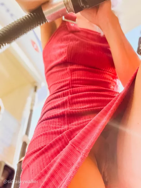 Took my new dress for a test drive❤️🔥