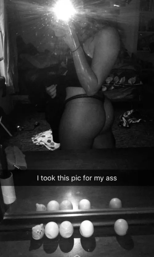 Took this pic after undressing after high school prom 🙈