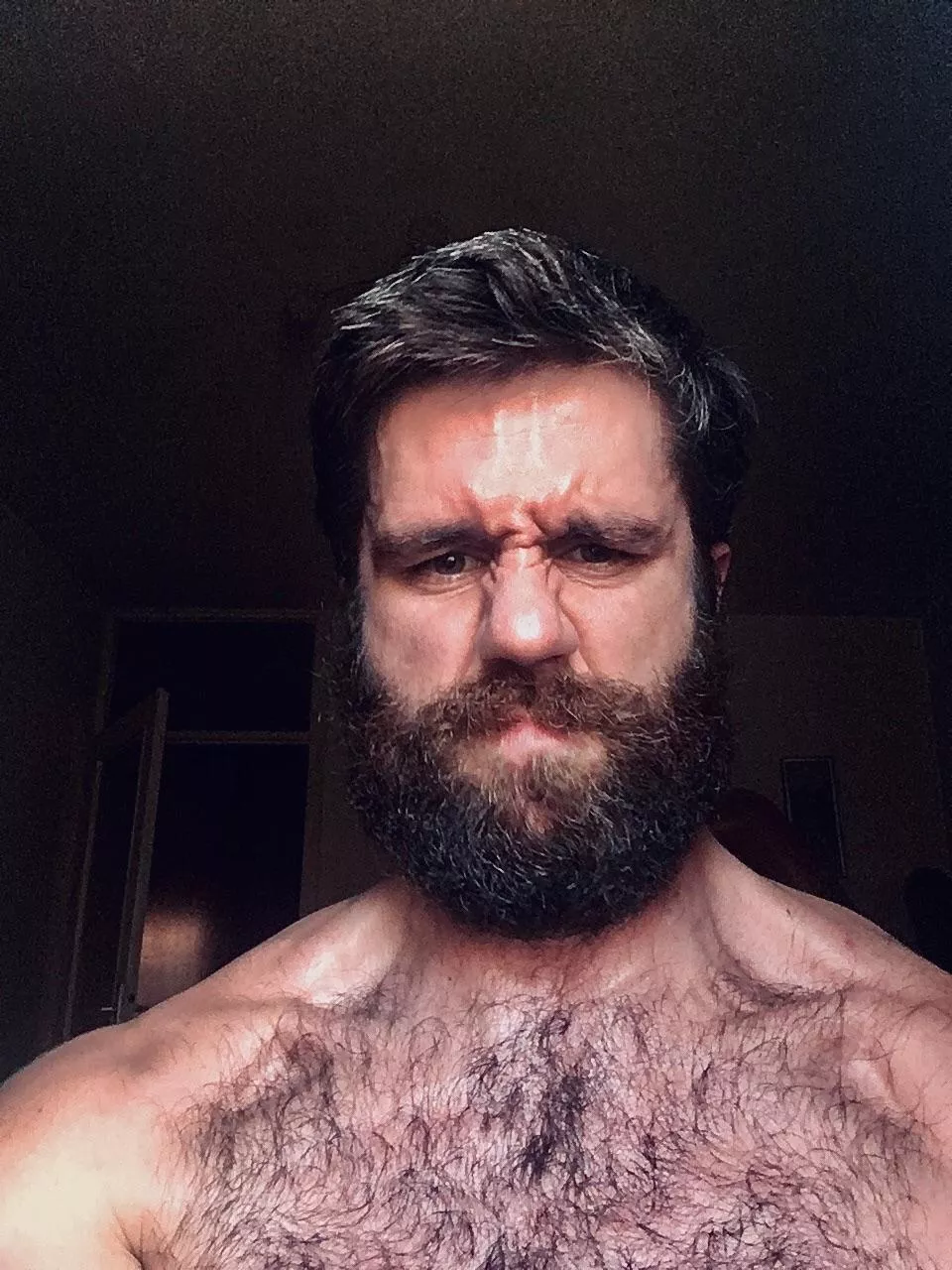 Took this pic as a joke after being called a silver fox or the d-a-d word one too many times (M/34)