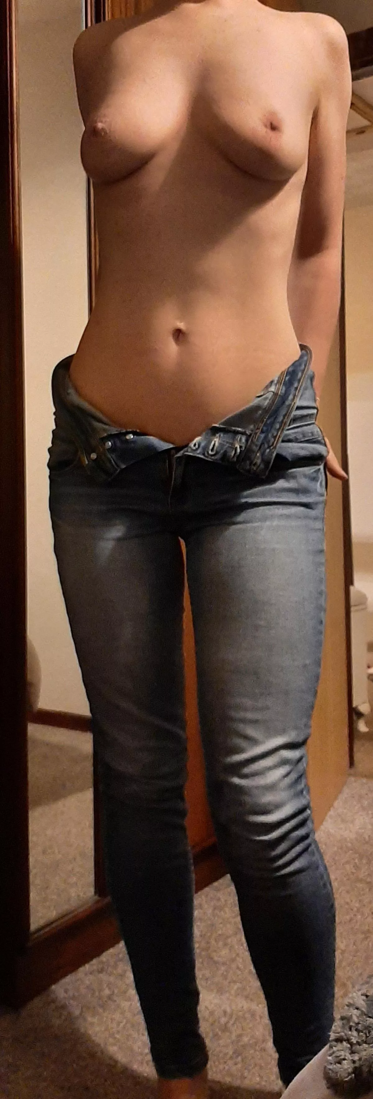 Topless in jeans is always a vibe I can support. Topless in jeans is always a vibe I can support.