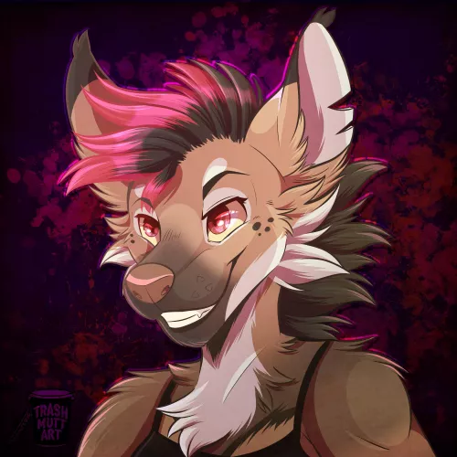 Tough Maned Wolf 🐺 (art by me - TrashmuttArt on Twitter)