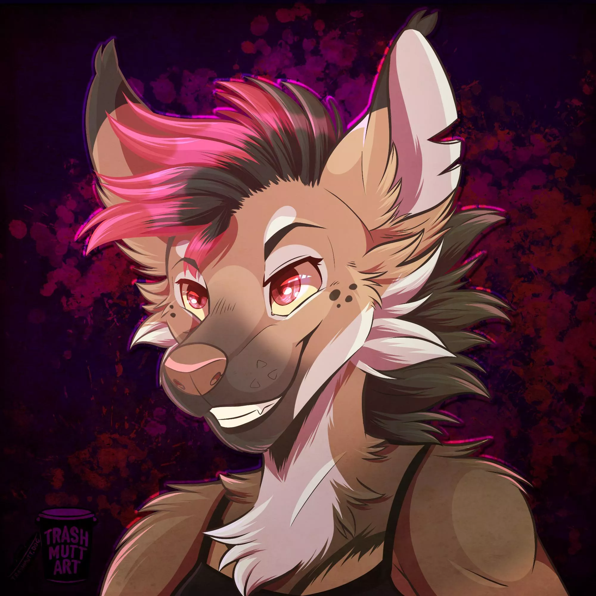 Tough Maned Wolf 🐺 (art by me - TrashmuttArt on Twitter)