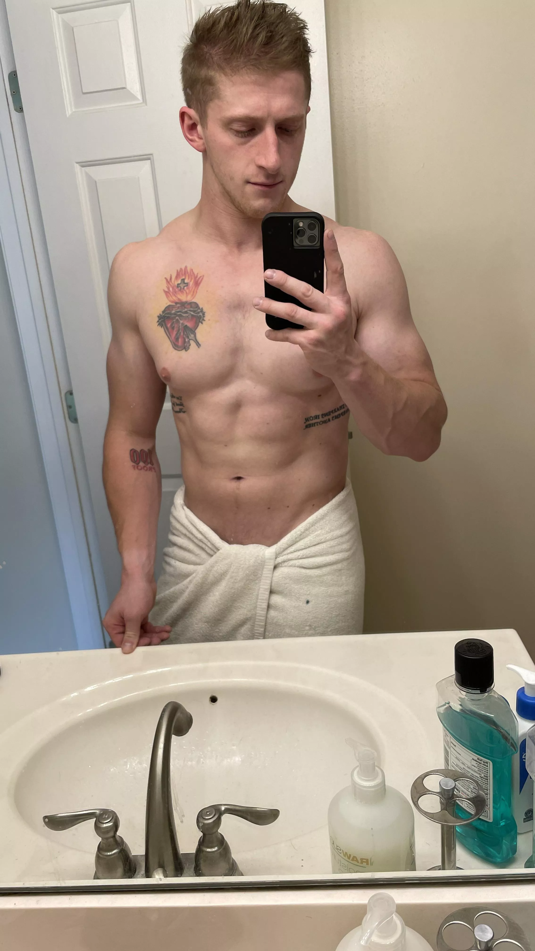 Towel is so close to coming undone … who’s gonna be there when it does ? Towel is so close to coming undone … who’s gonna be there when it does ?