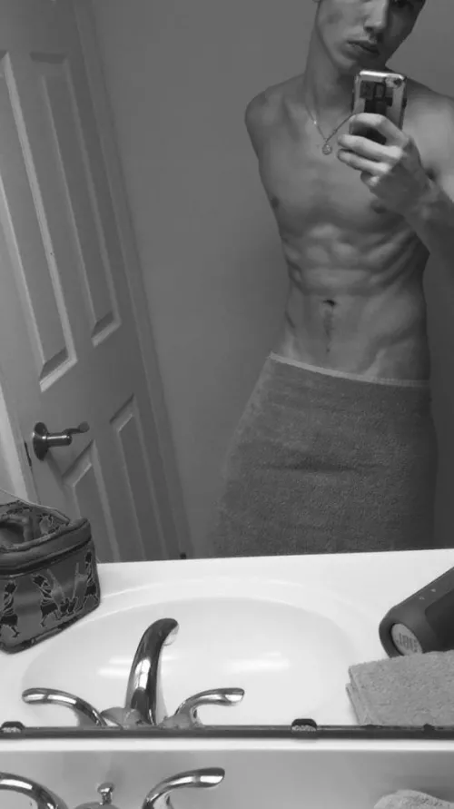 Towel only comes off if you’re a good girl