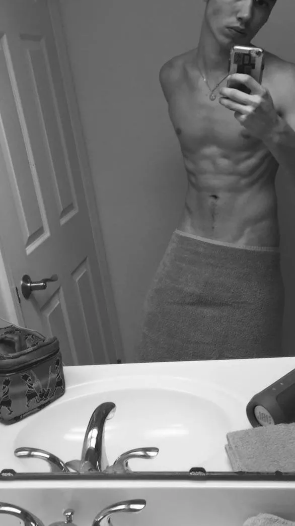 Towel only comes off if you’re a good girl