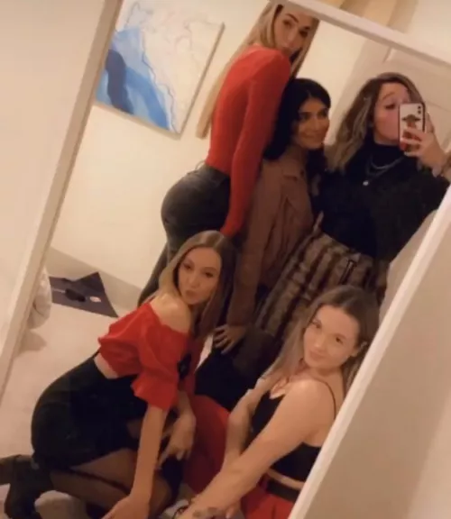 Towering Over Her Friends