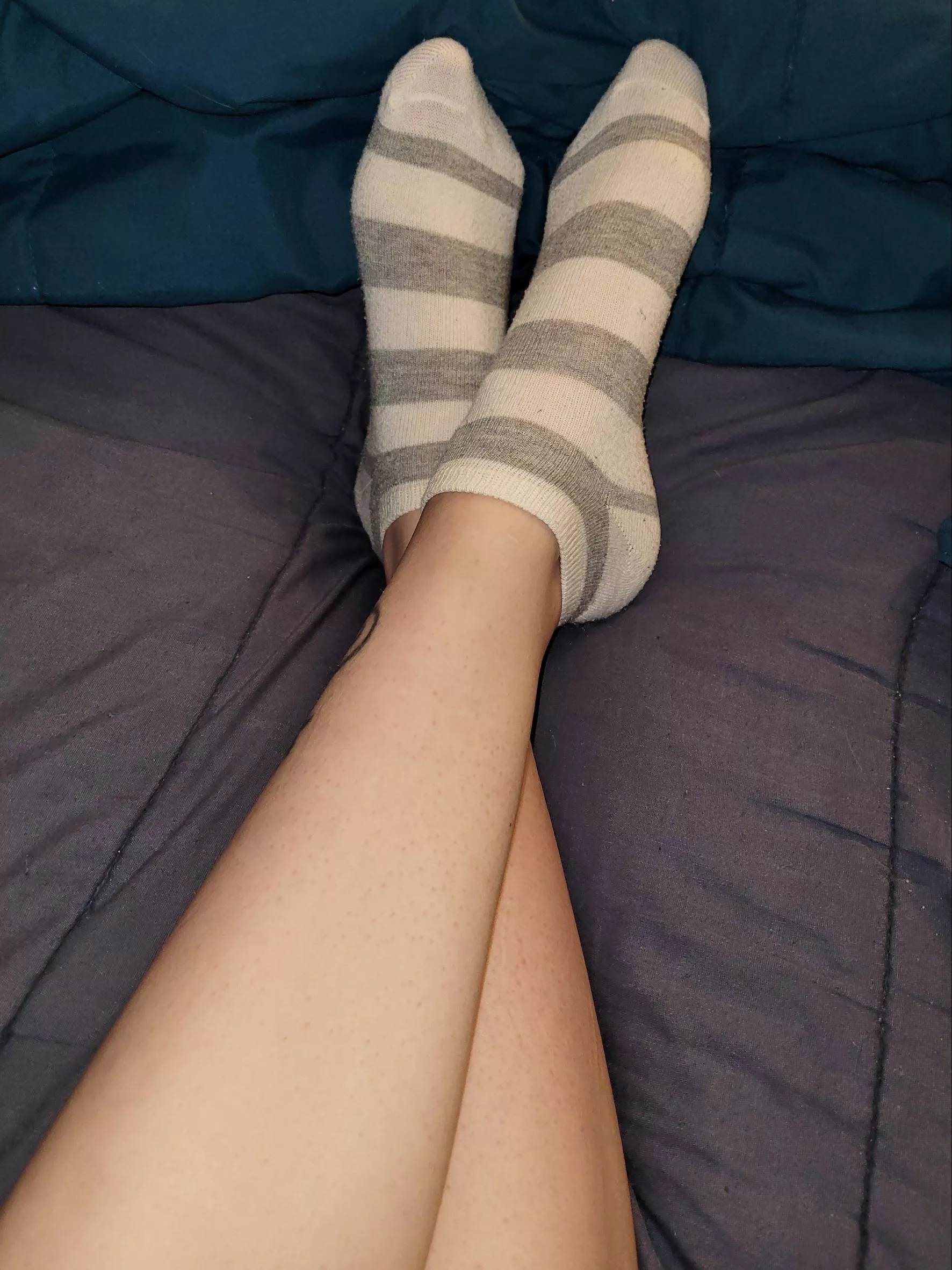 Treated myself to some new socks, I think they make my legs look sexy 😘 Treated myself to some new socks, I think they make my legs look sexy 😘
