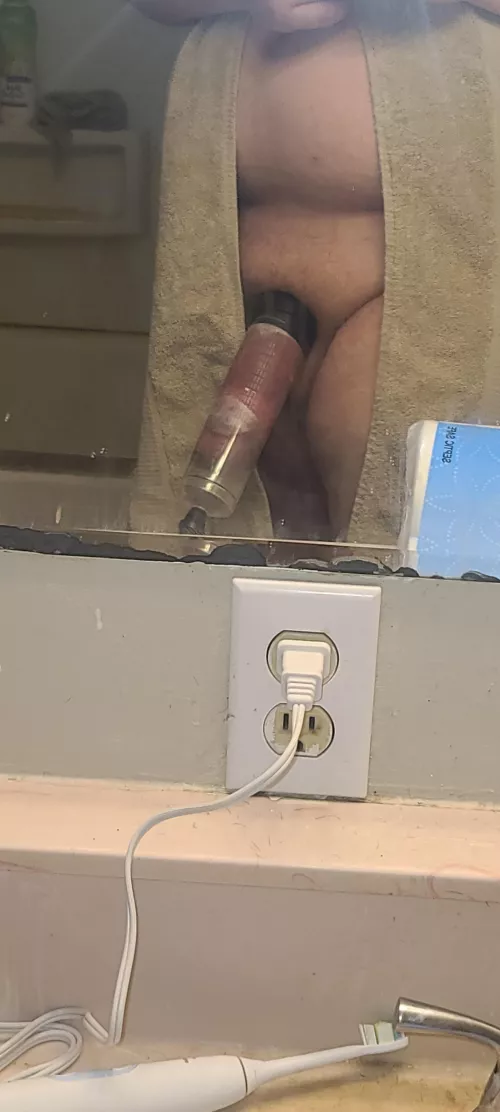 tried warm water in the shower