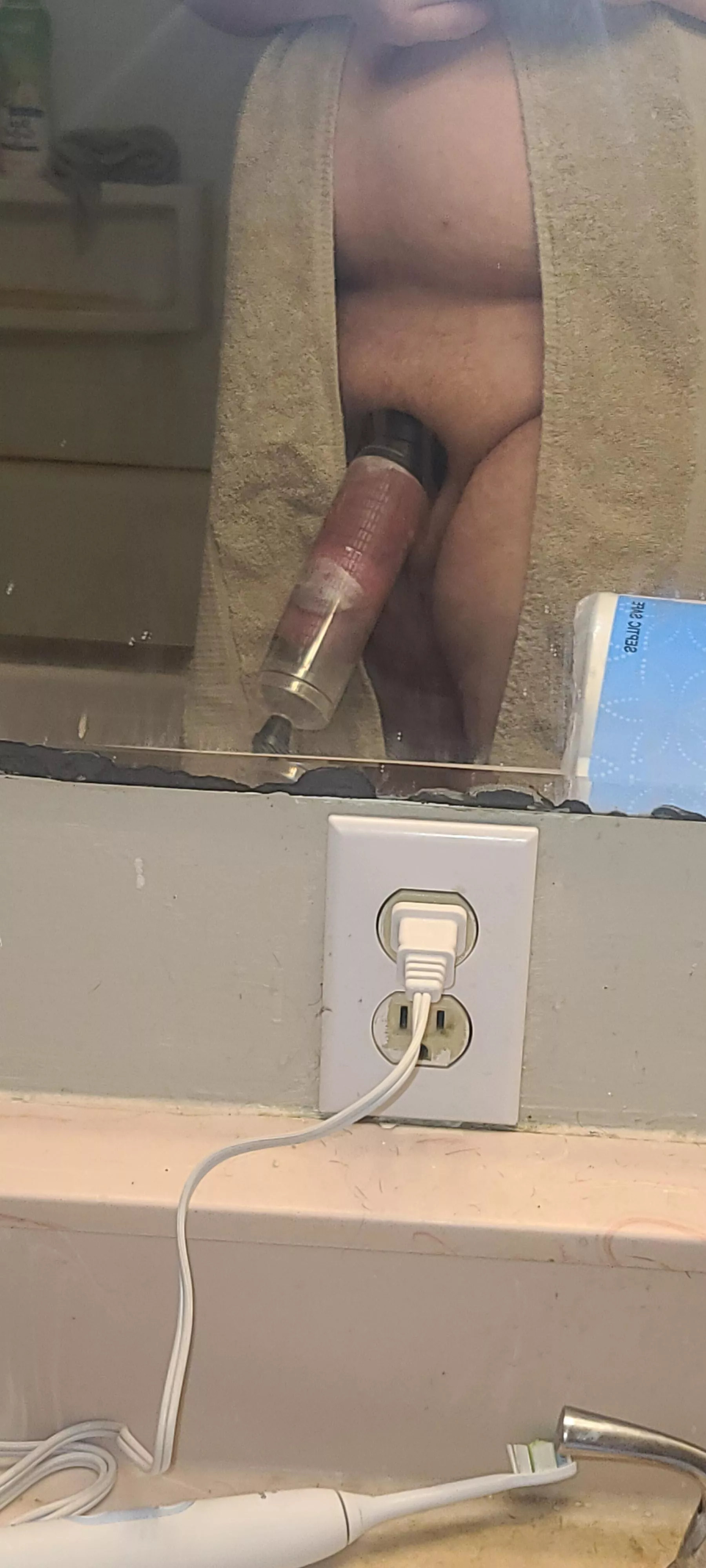 tried warm water in the shower