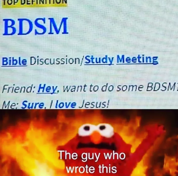 True meaning of bdsm 😅😅