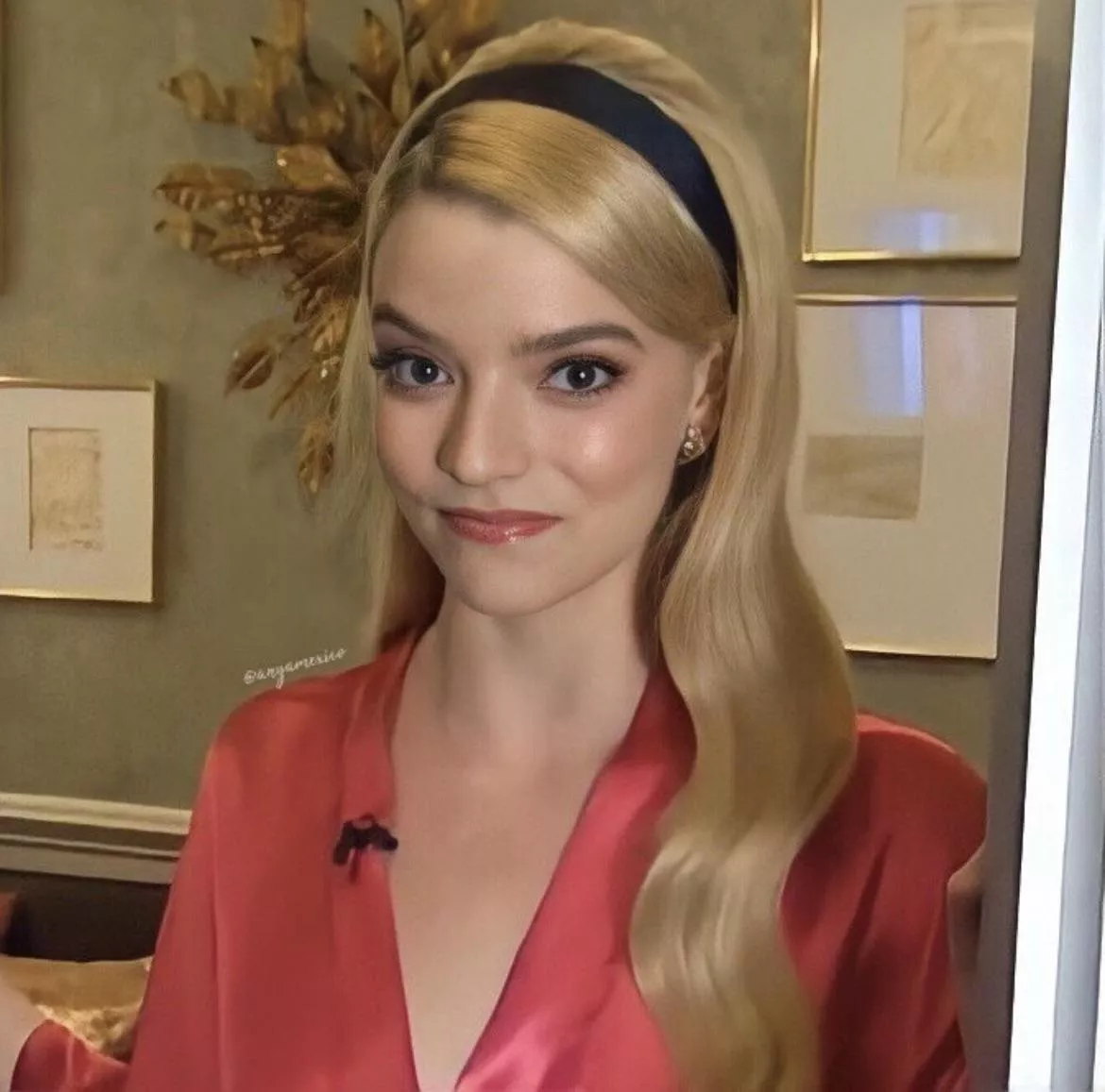 Try to get me to break and cum for Anya Taylor Joy