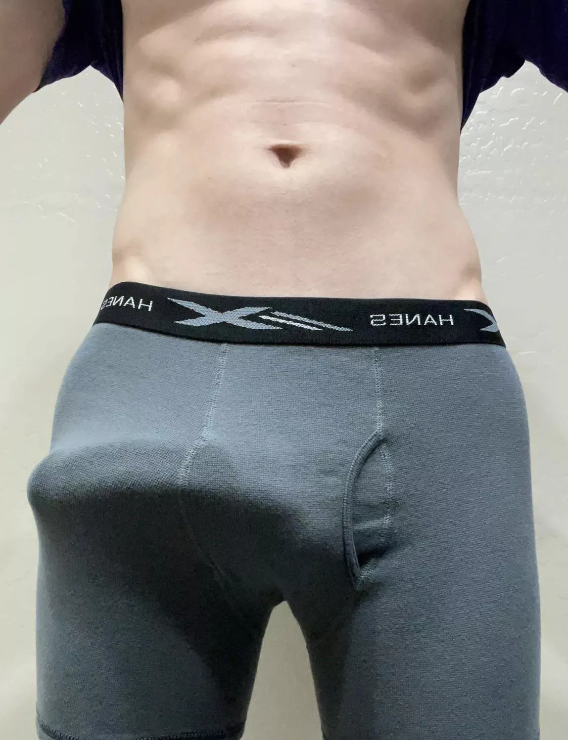 trying on some new underwear wanna help?