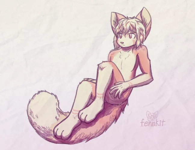 Trying out digital watercolor inking with my sona (OC)