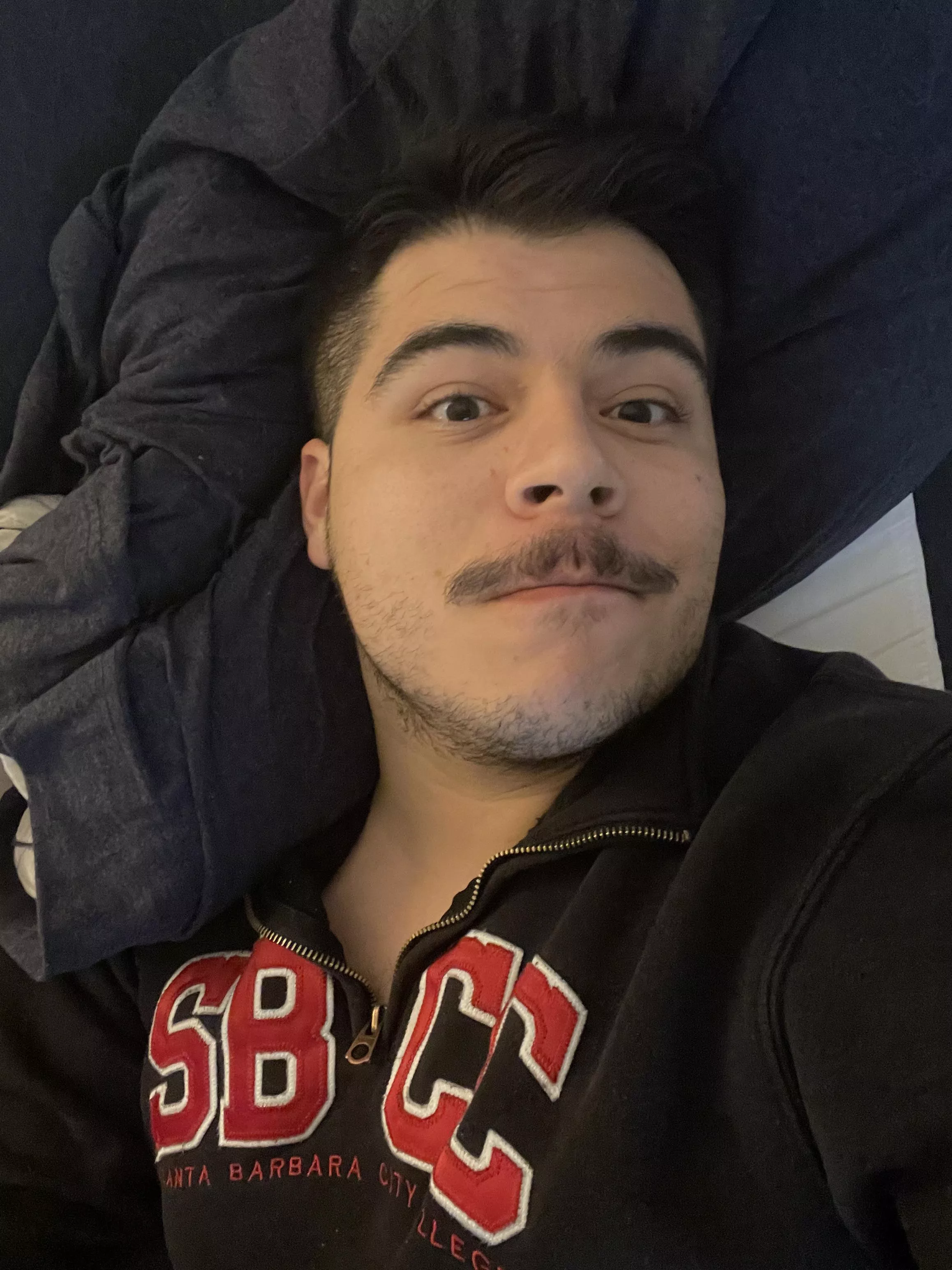 Trying out my best “gay smile” lol